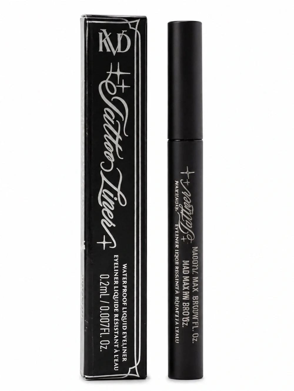 KVD Tattoo Liner Waterproof Liquid Eyeliner Mad Max Brown 20 MINI 0.2mL New